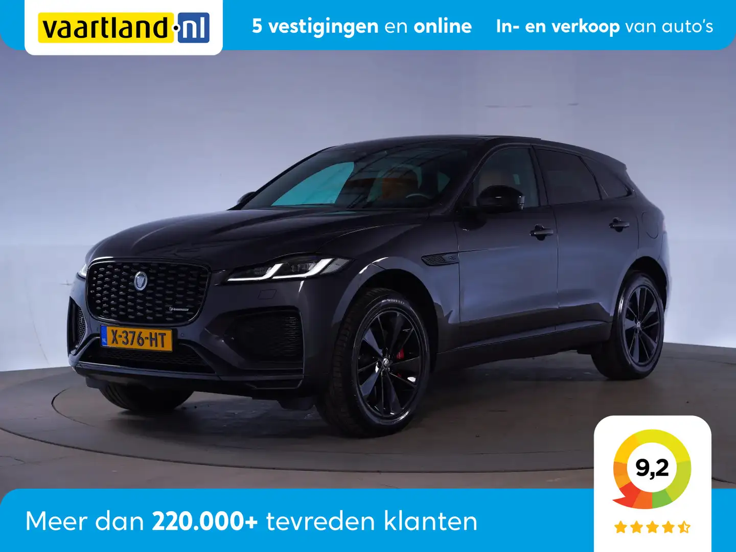 Jaguar F-Pace P400e AWD R-Dynamic S [ Panorama Leder Navi ] Grijs - 1