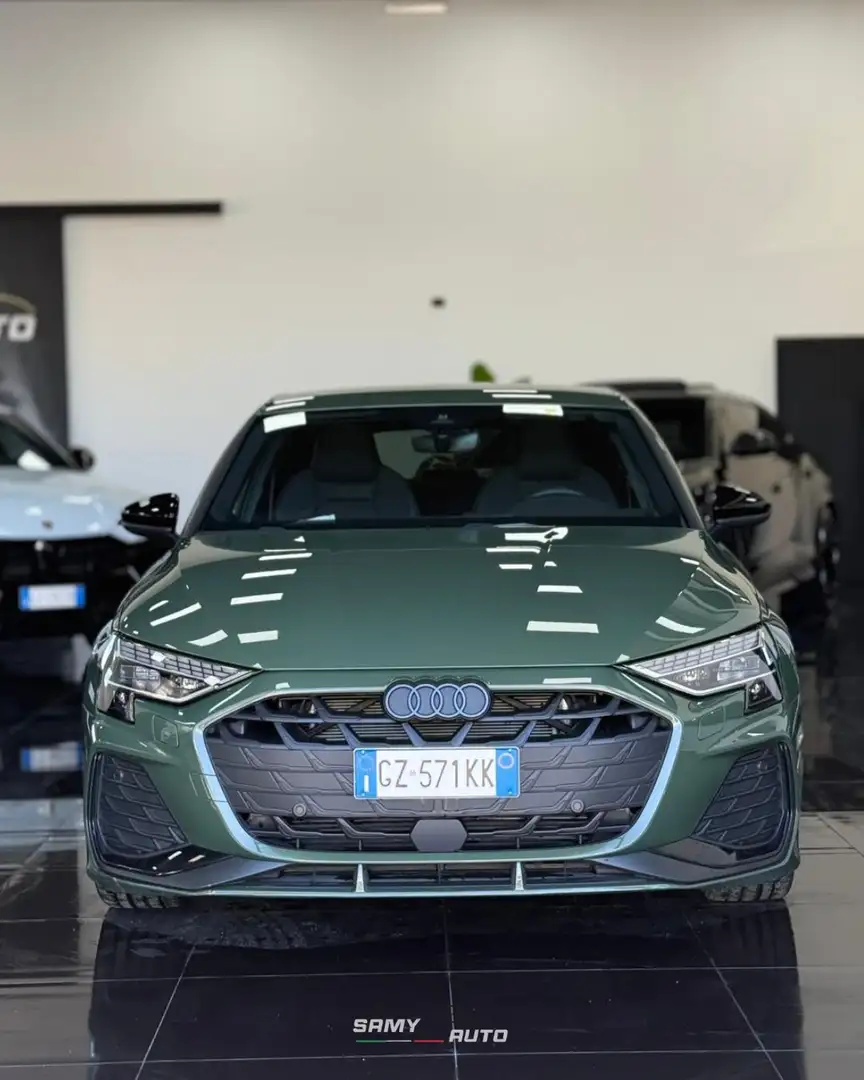 Audi A3 Sportback 2.0 tdi S line 150cv identity black Verde - 1