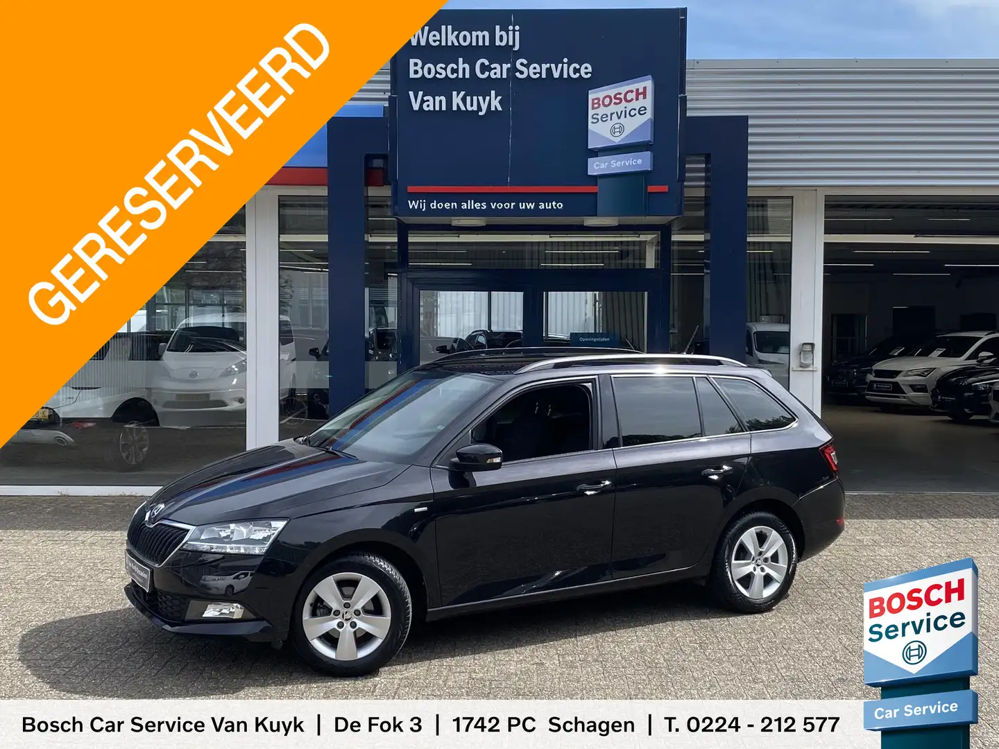 Skoda Fabia Combi 1.0 Clever / NL-Auto / 90.000 KM / Apple-Car Zwart - 1
