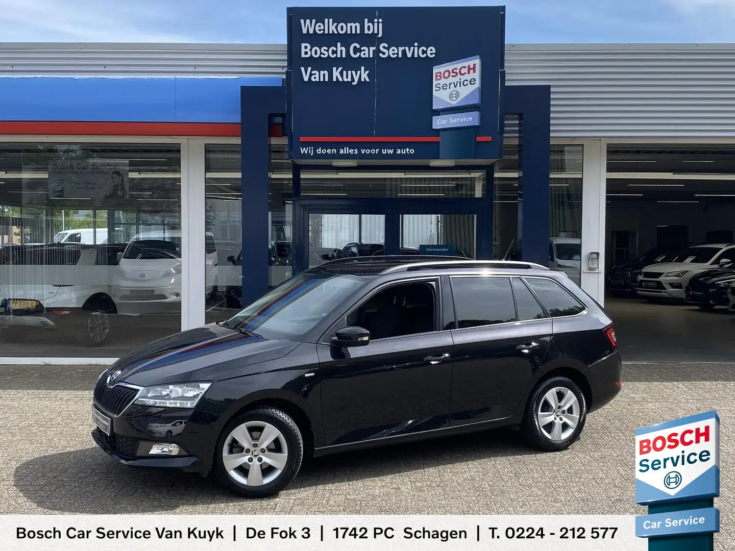 Skoda Fabia Combi 1.0 Clever / NL-Auto / 90.000 KM / Apple-Car Zwart - 1