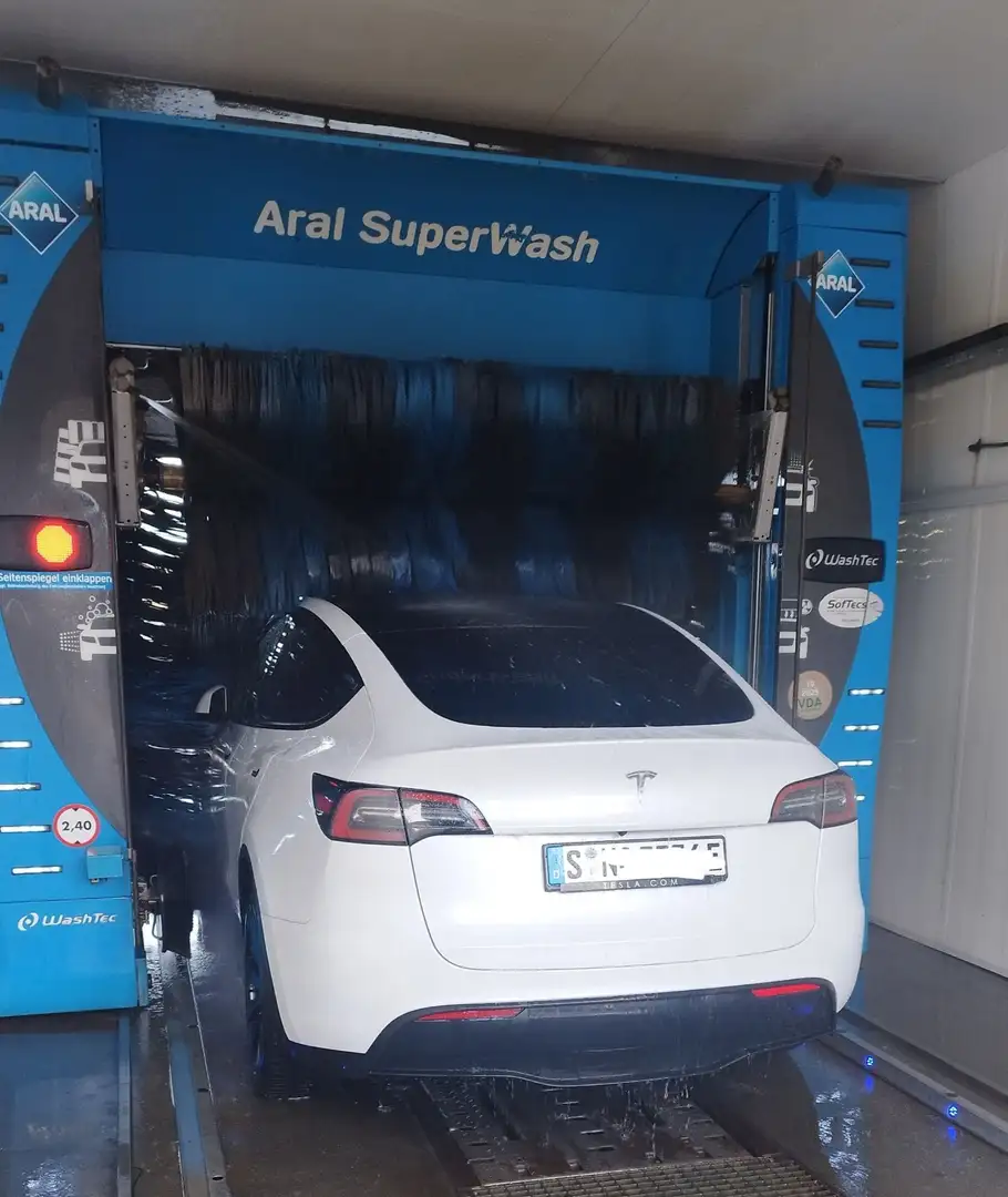 Tesla Model Y USt ausweisbar. AHK  Restgarantie weißer Innenraum - 2