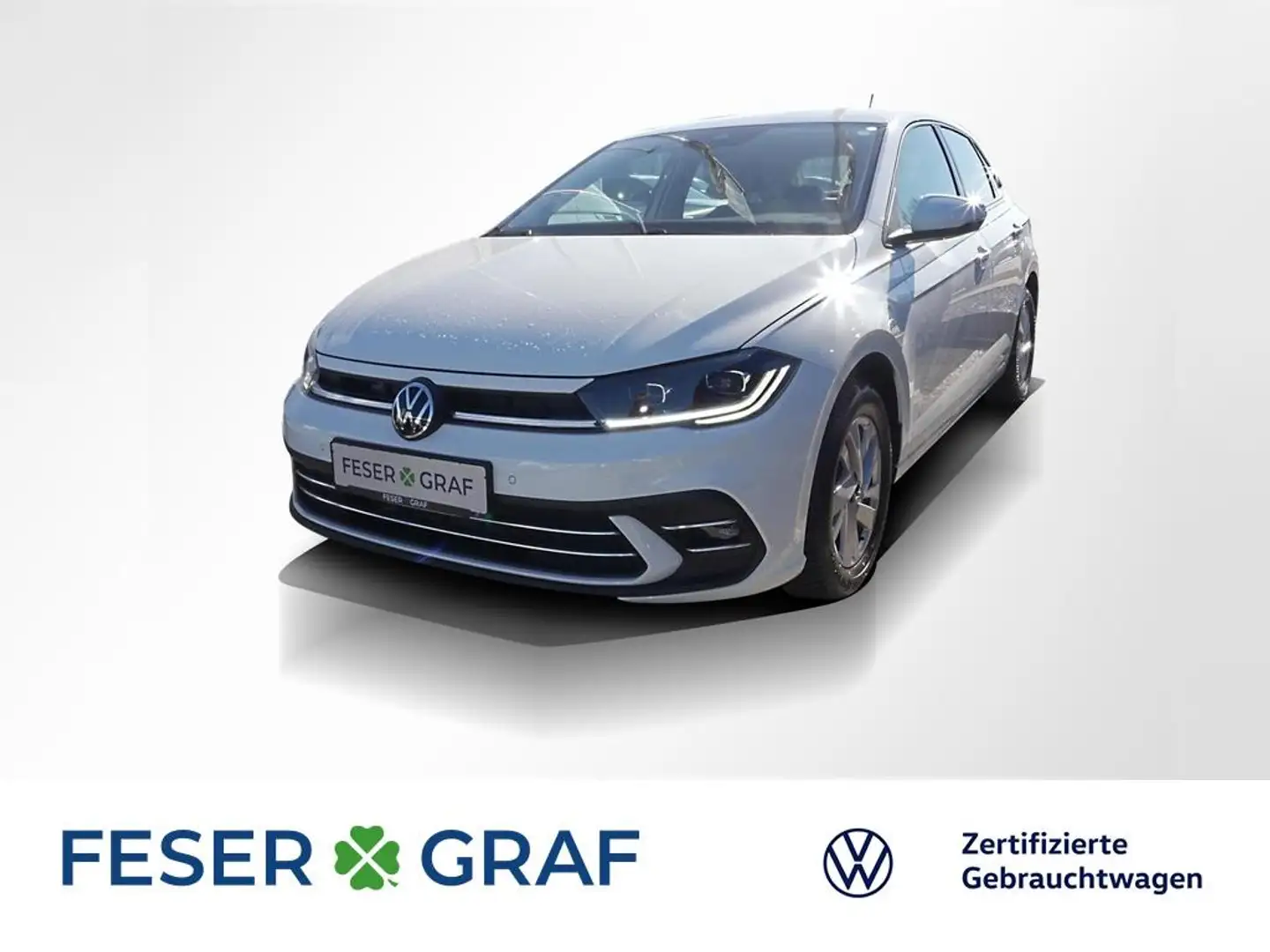 Volkswagen Polo Style 1.0 TSI DSG SHZ IQ.Light PDC Klima Blanco - 1