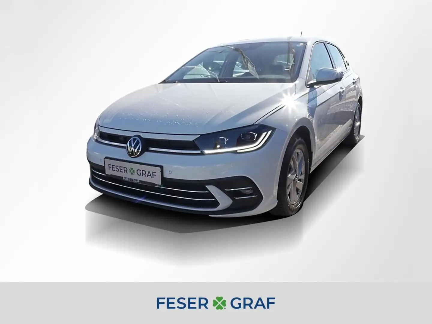 Volkswagen Polo Style 1.0 TSI DSG SHZ IQ.Light PDC Klima Weiß - 1
