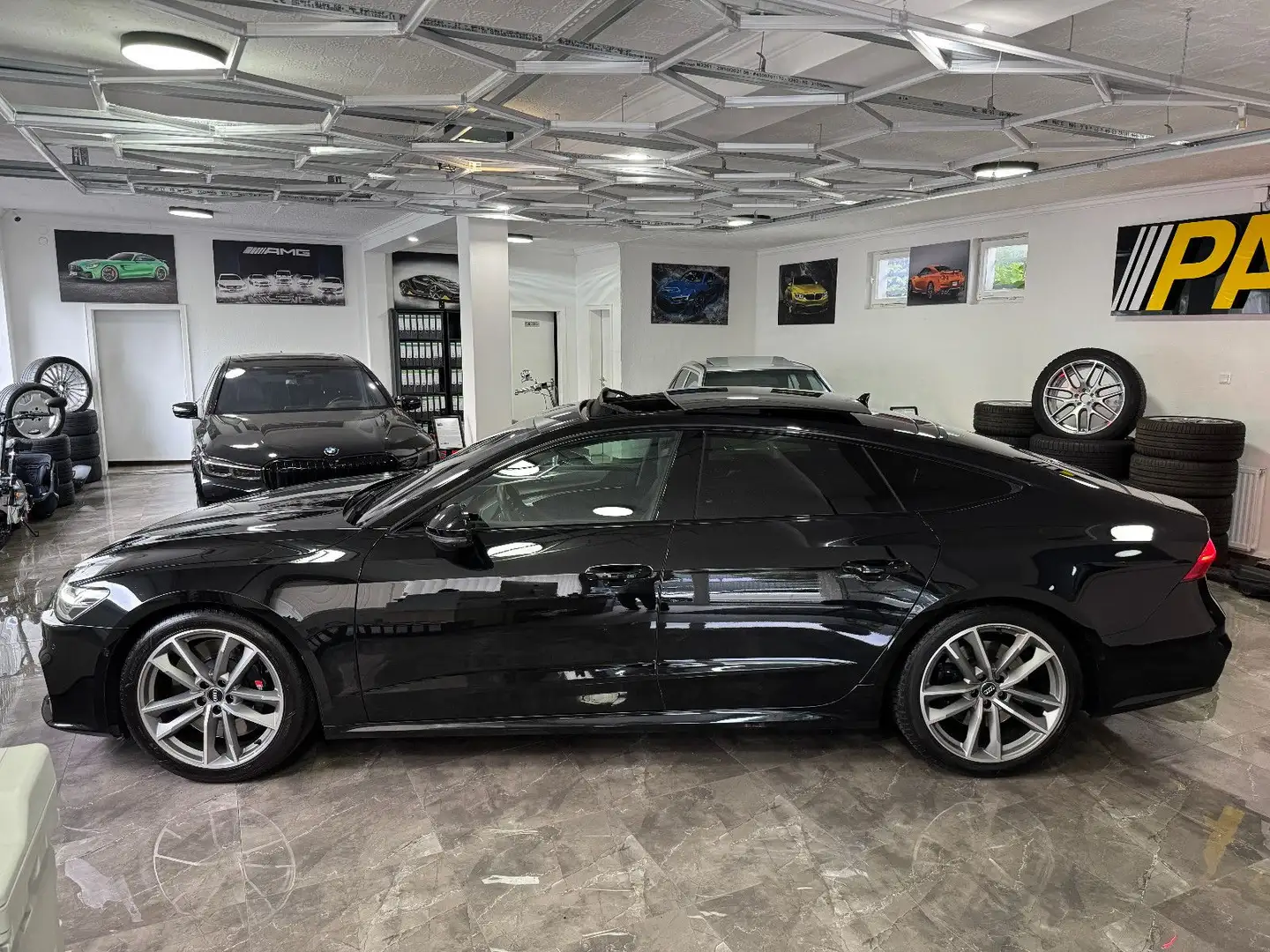 Audi S7 3.0 TDI quattro Keyless Pano B&O 360°ACC Totw Negro - 2