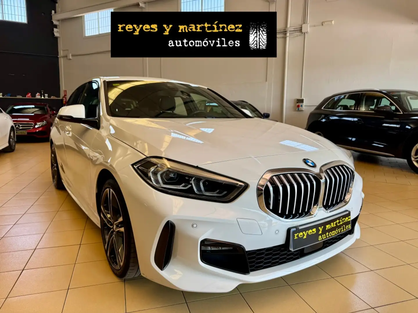 BMW 118 118d M Sport Blanc - 2