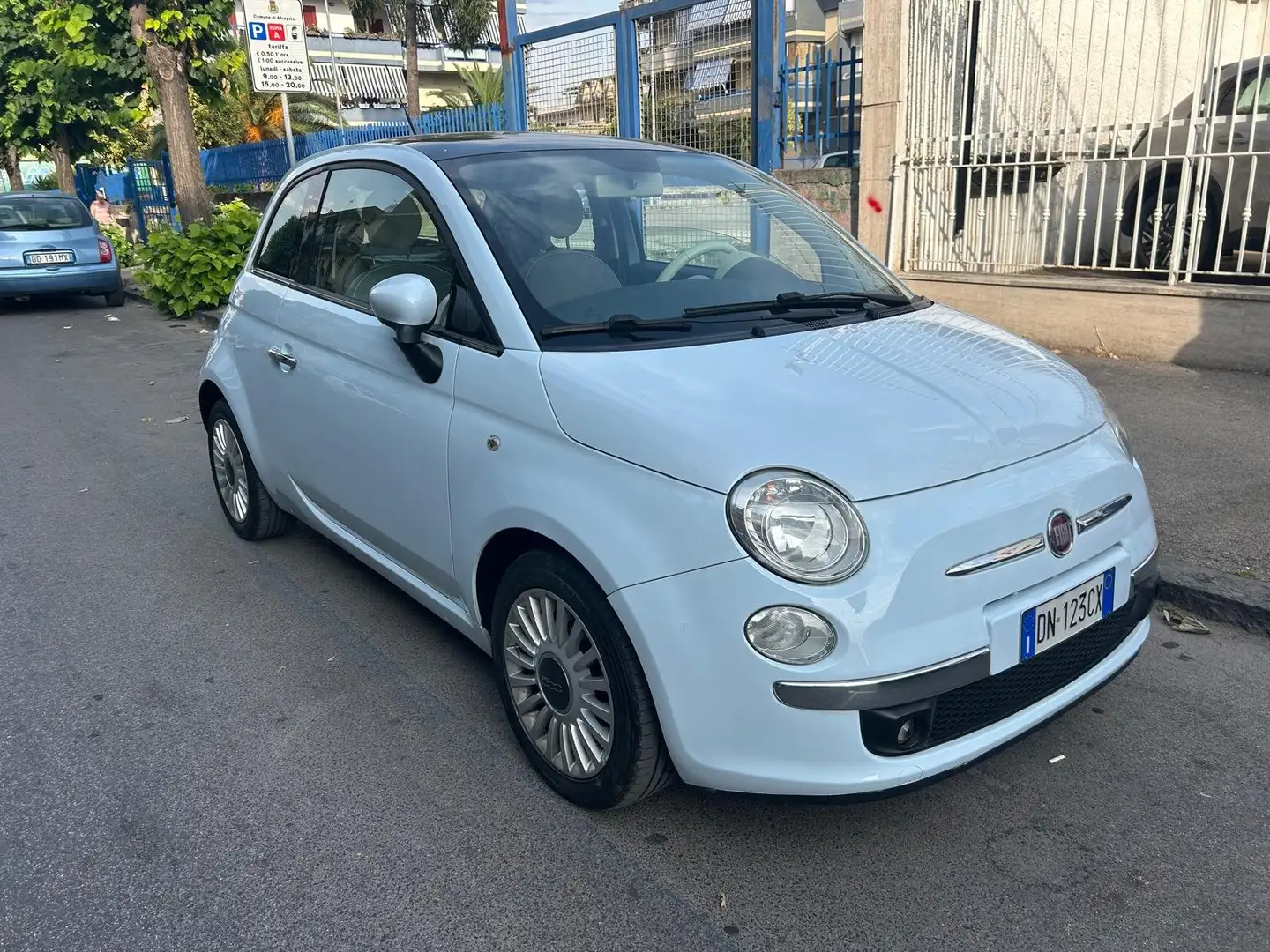 Fiat 500 500 III 1.2 Lounge 69cv Blauw - 1