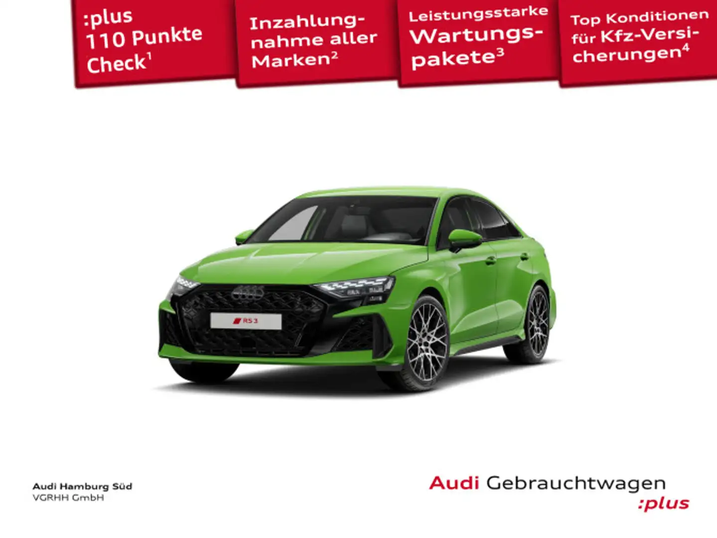 Audi RS3 TFSI qu. SCHALENSITZE/280/CARBON Grün - 1