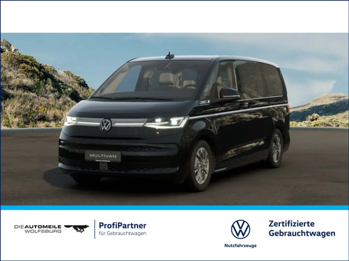 Volkswagen T7 Multivan T7 Multivan LÜ 1.4 TSI Hybrid DSG Style Massages Schwarz - 1