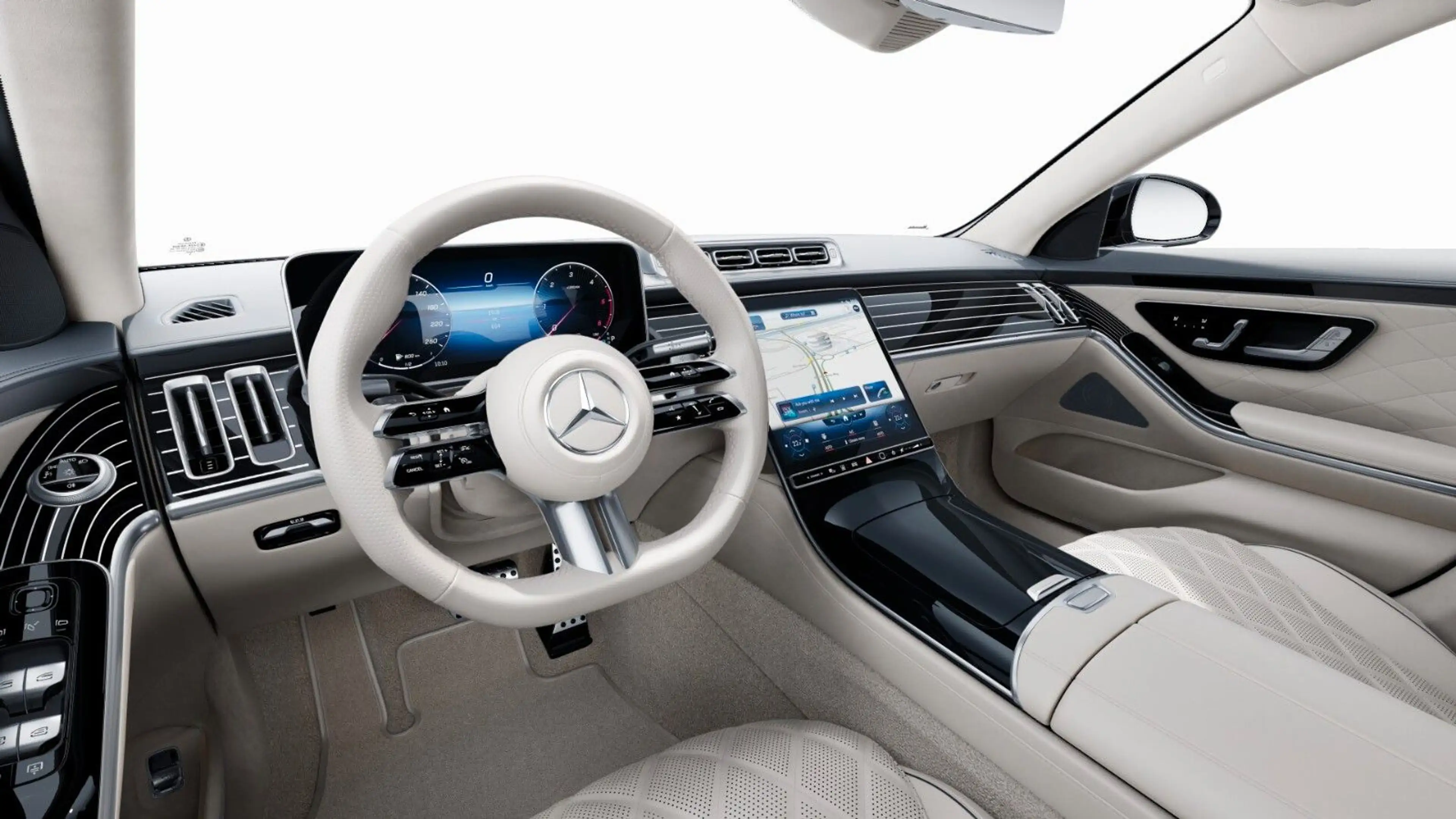 Mercedes-Benz S 400 d 4M L AMG/PANO/BURM/DISTR+/TV/BEIGE/AMBI+ — photo 4