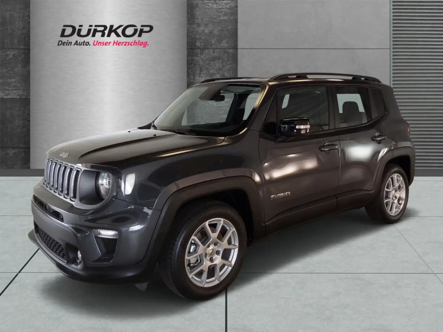 Jeep Renegade 1.5 e-Hybrid Limited El. Panodach Navi Android Aut Grau - 2