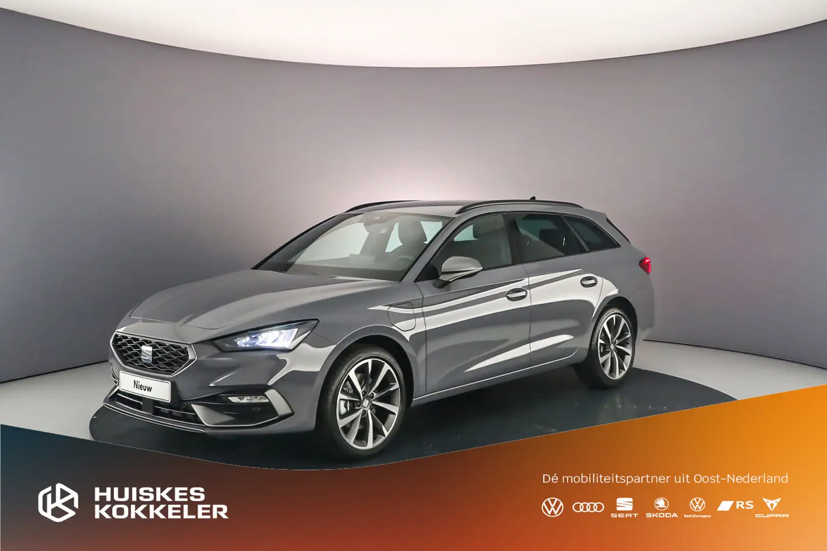 SEAT Leon Sportstourer 1.5 TSI eHybrid 204pk FR Business - e Grijs - 1
