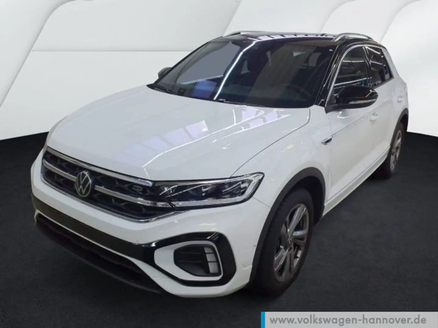 Volkswagen T-Roc 1.5 TSI DSG R-Line Navi AHK Kamera ACC LED Weiß - 2