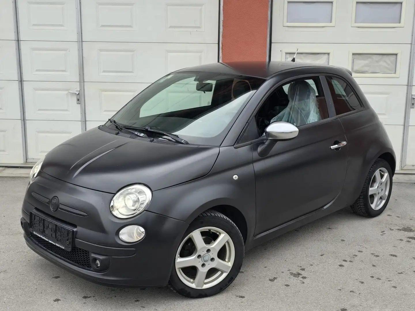 Fiat 500 500 1,2 Matt Black *Pickerl NEU* Schwarz - 1