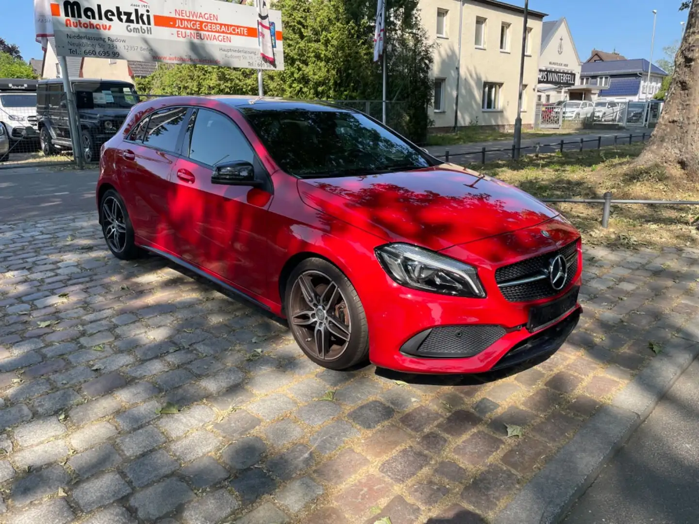 Mercedes-Benz A 220 d AMG*Totwinkel*Panorama*Kamera*Tempomat* Kırmızı - 1