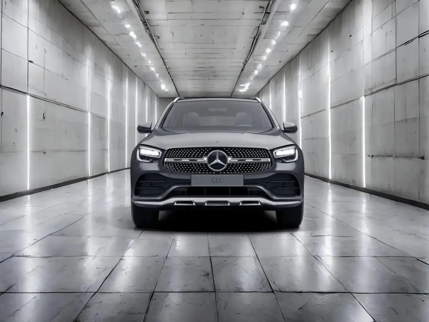 Mercedes-Benz GLC 300 e 4M AMG+PANO-DACH+AHK+LED+EASYPACK+KAM Grau - 2