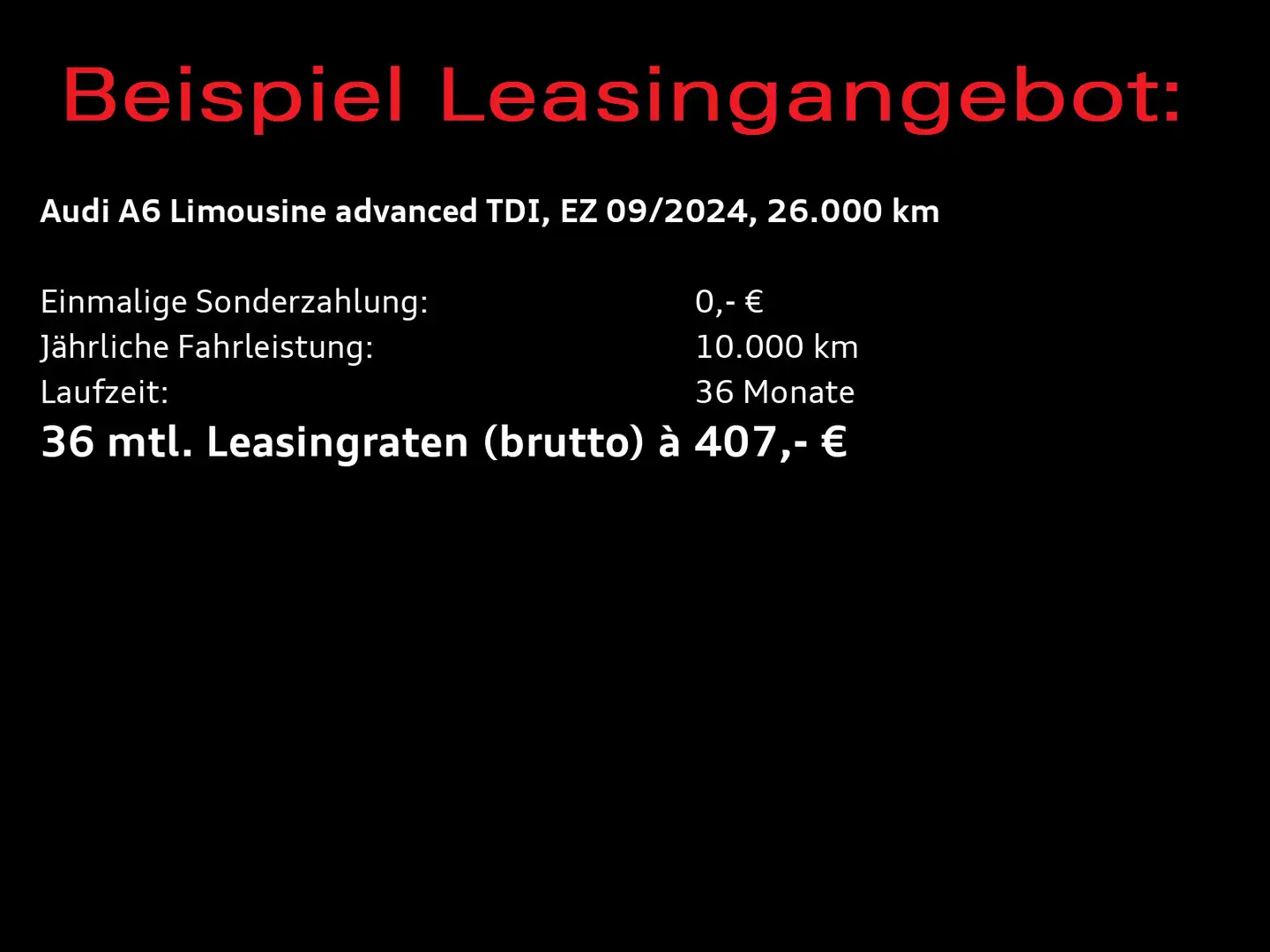 Audi A6 advanced 40 TDI S-tronic / Matrix Schwarz - 2