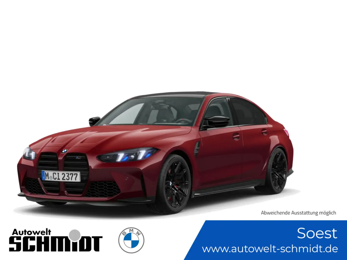 BMW M3 Competition Innovationsp. Klimaaut. Rot - 1