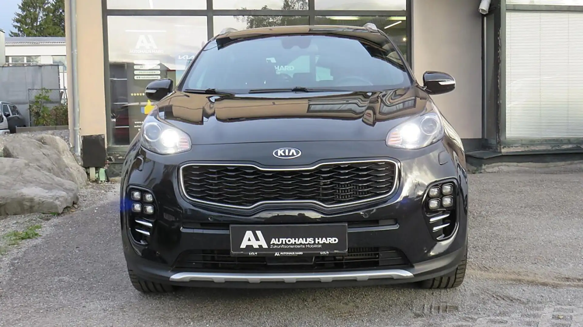 Kia Sportage 2,0 CRDI AWD GT-Line Aut. Leder 1.Besitz Schwarz - 2