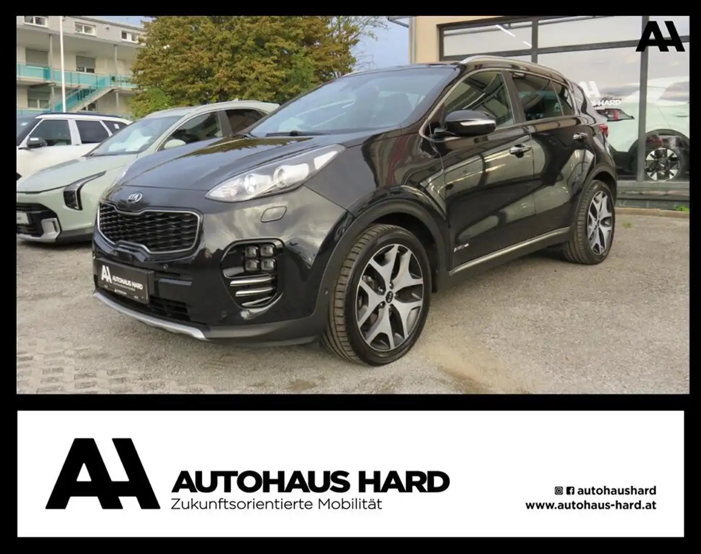 Kia Sportage 2,0 CRDI AWD GT-Line Aut. Leder 1.Besitz Schwarz - 1