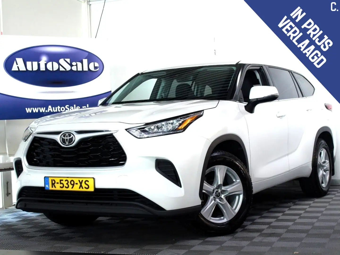 Toyota Highlander LE 3.5 V6 AWD 8p. ACC CARPLAY NAV CAM STOELVW '20 Fehér - 1