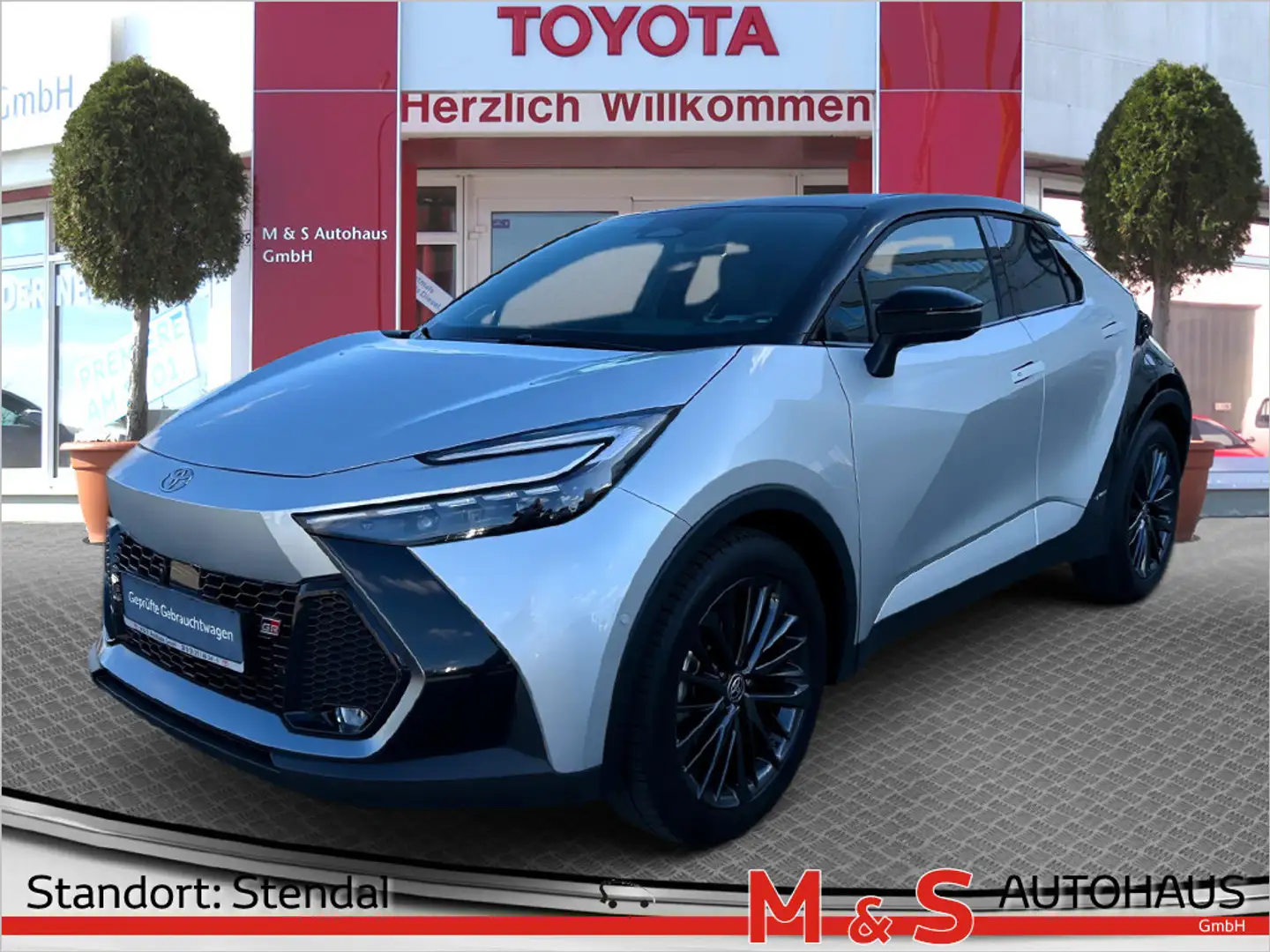 Toyota C-HR 2.0 Hybrid AWD GR Sport Premiere 360° Silber - 1