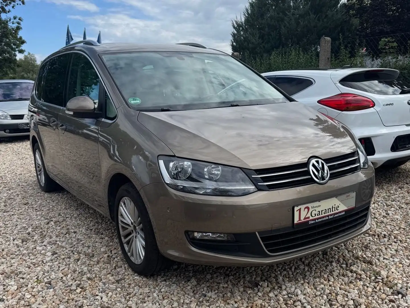 Volkswagen Sharan Cup*7-Sitzer*TÜV+Service Neu* Gold - 1