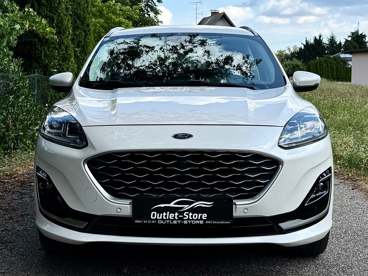 Ford Kuga 2,0 TDCi Aut. Vignale*Leder*HUD*Bang&Olufsen*VOLL* Weiß - 2