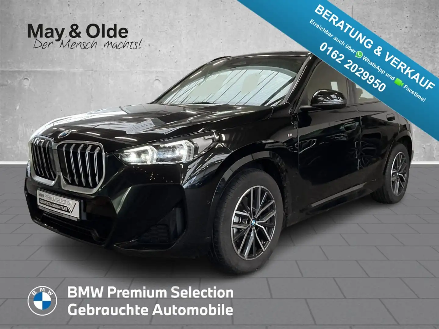 BMW X1 sDrive 18i M Sportpaket Navi LED ACC Klima el- HK Noir - 1