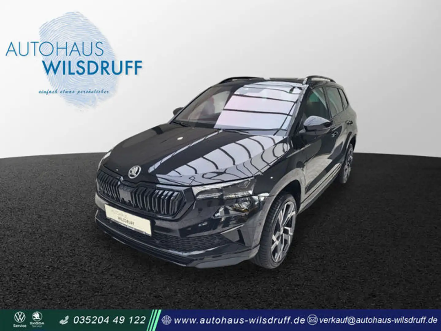 Skoda Karoq 1.5 TSi Sportline*ACC*LED*AHK*360 KAMERA Schwarz - 1