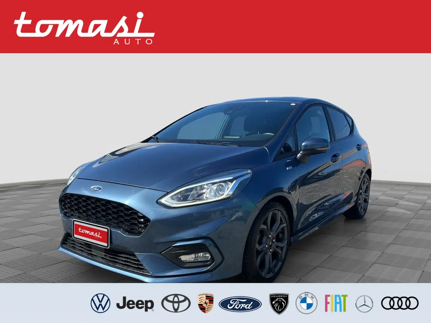 Ford Fiesta 1.0 Ecoboost 100 CV aut. 5 porte ST-Line Blu/Azzurro - 1