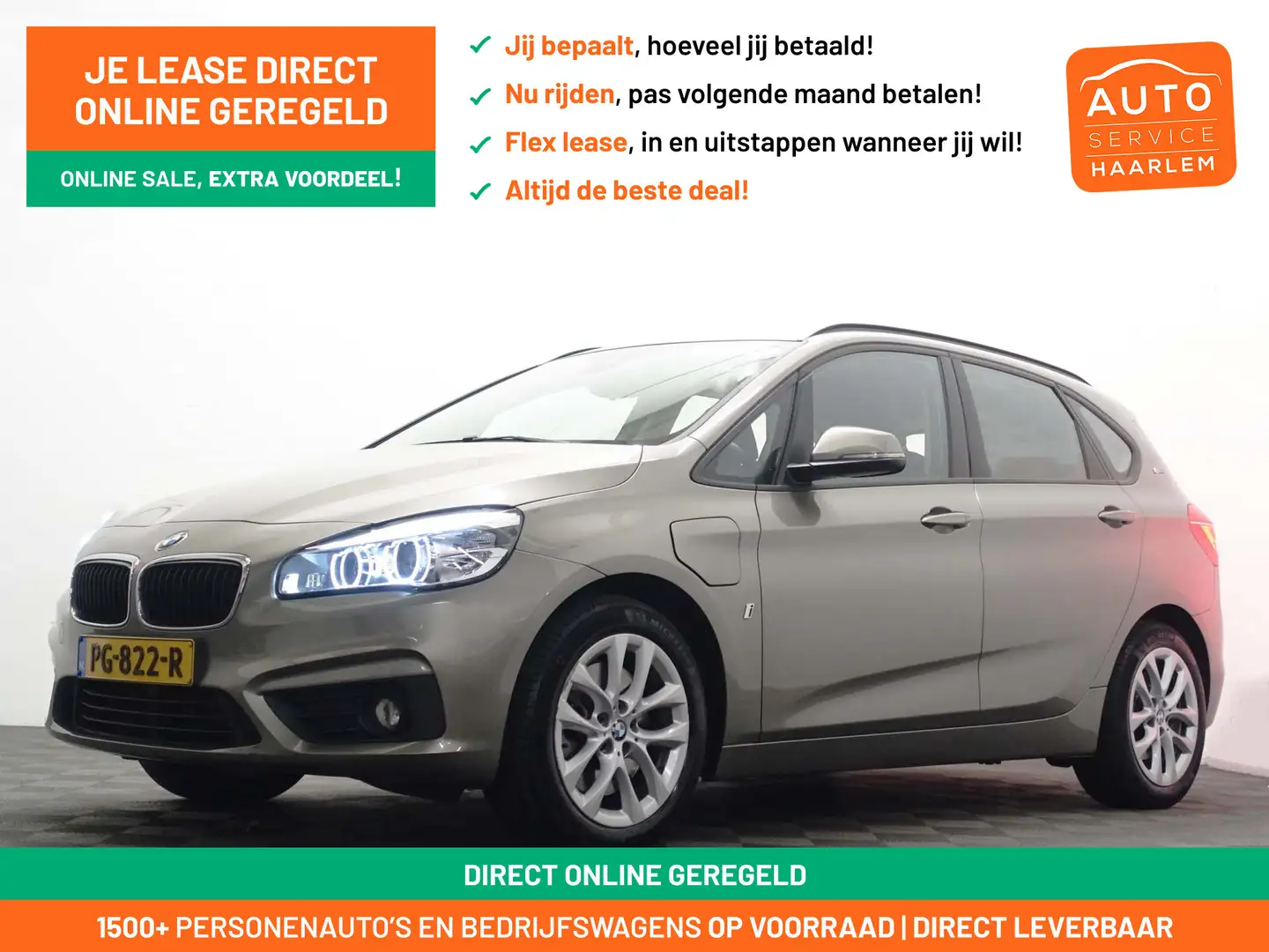 BMW 225 2-serie Active Tourer 225xe iPerformance High Exec Grijs - 1