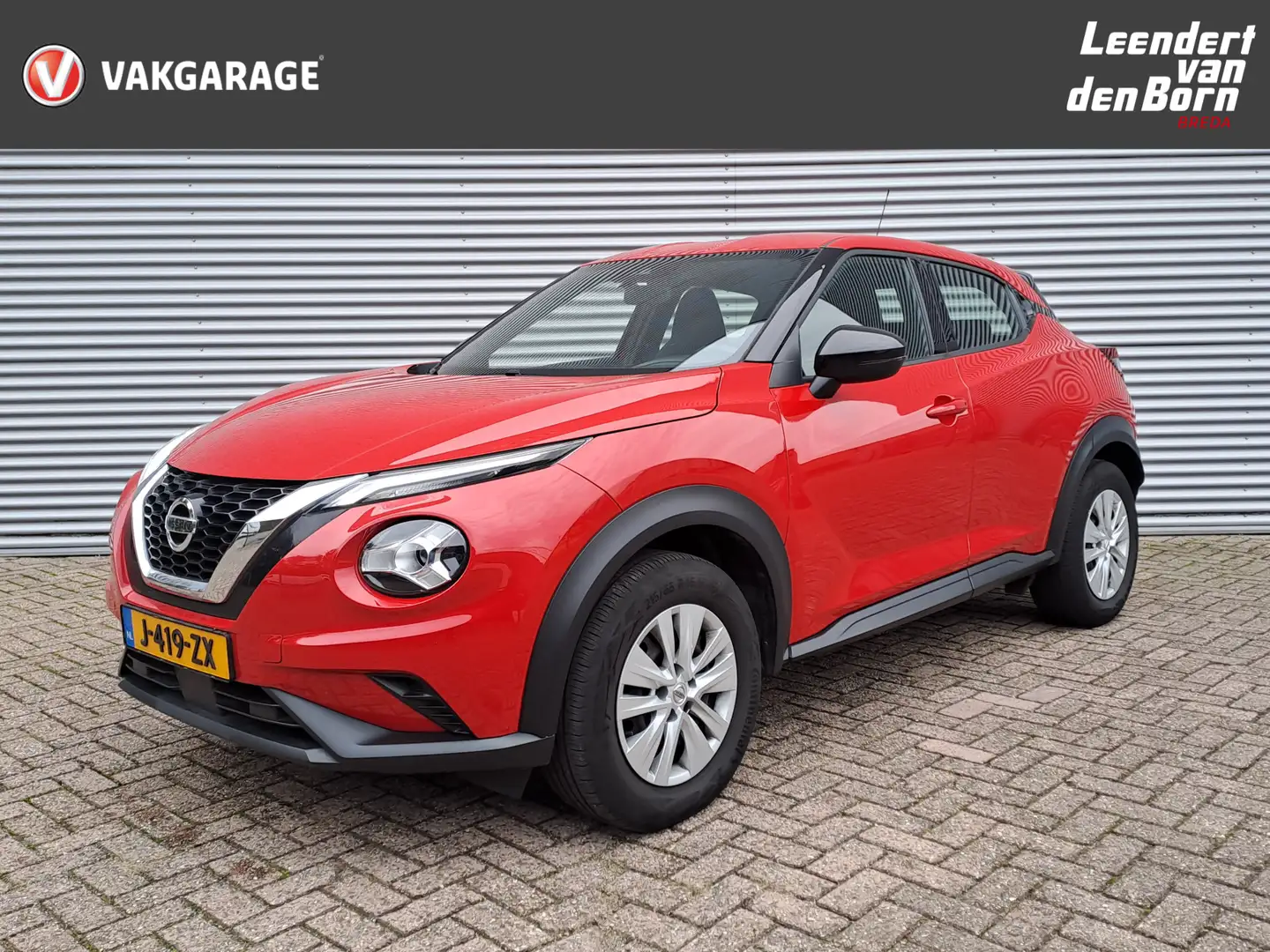 Nissan Juke 1.0 DIG-T Visia | Airco | Cruise | Dab | Bluetooth Rouge - 1