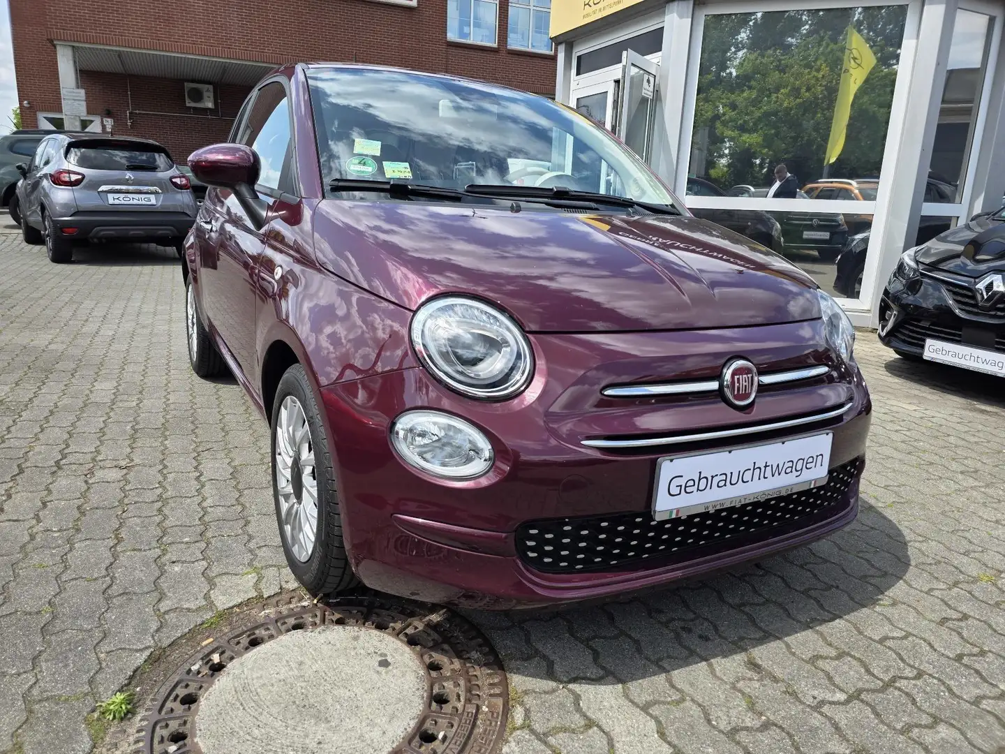 Fiat 500 1.0 Hybrid LOUNGE  51kW (70PS) PDC Rot - 1