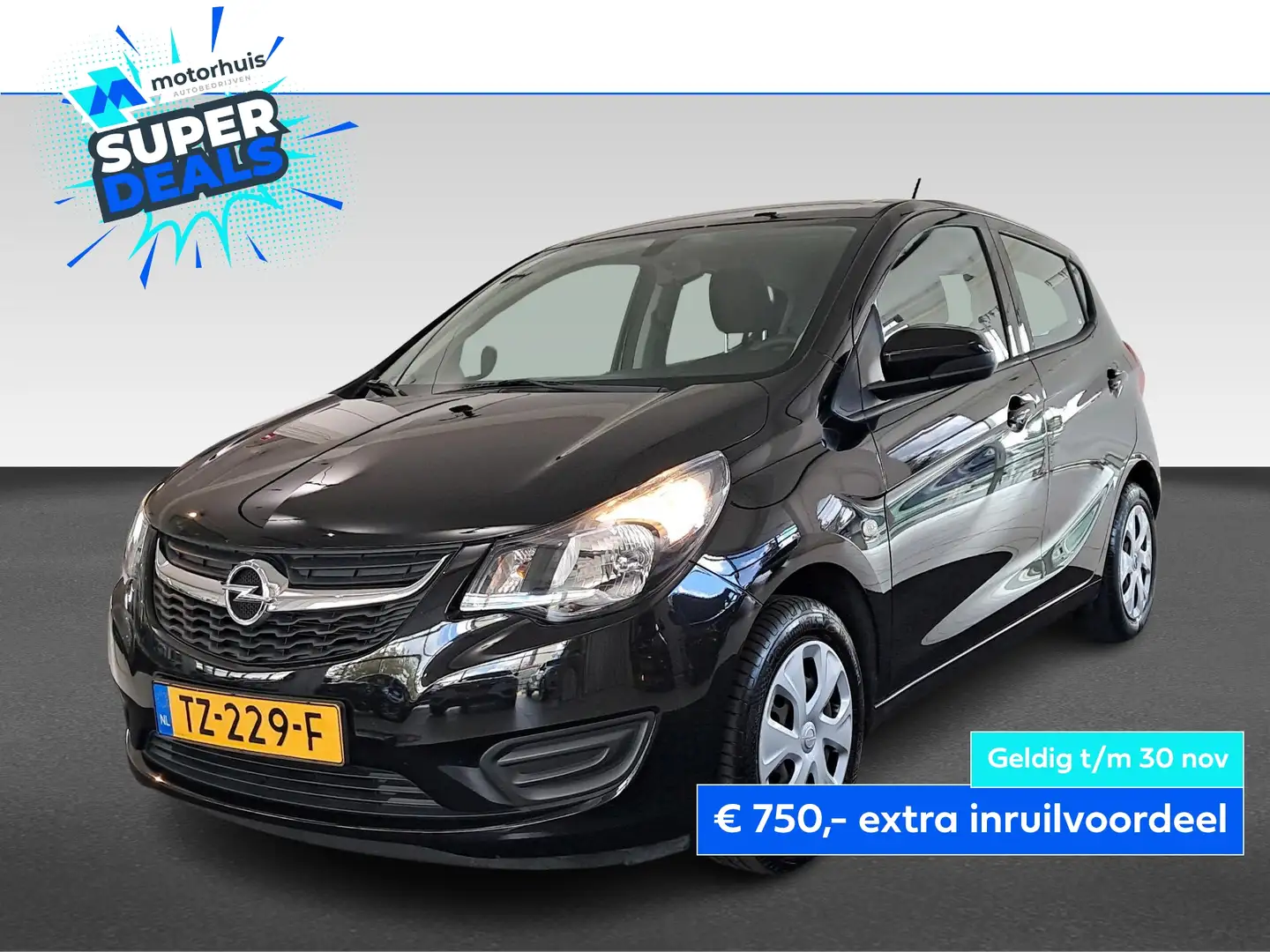 Opel Karl 1.0 ecoFLEX 75pk Edition Zwart - 1