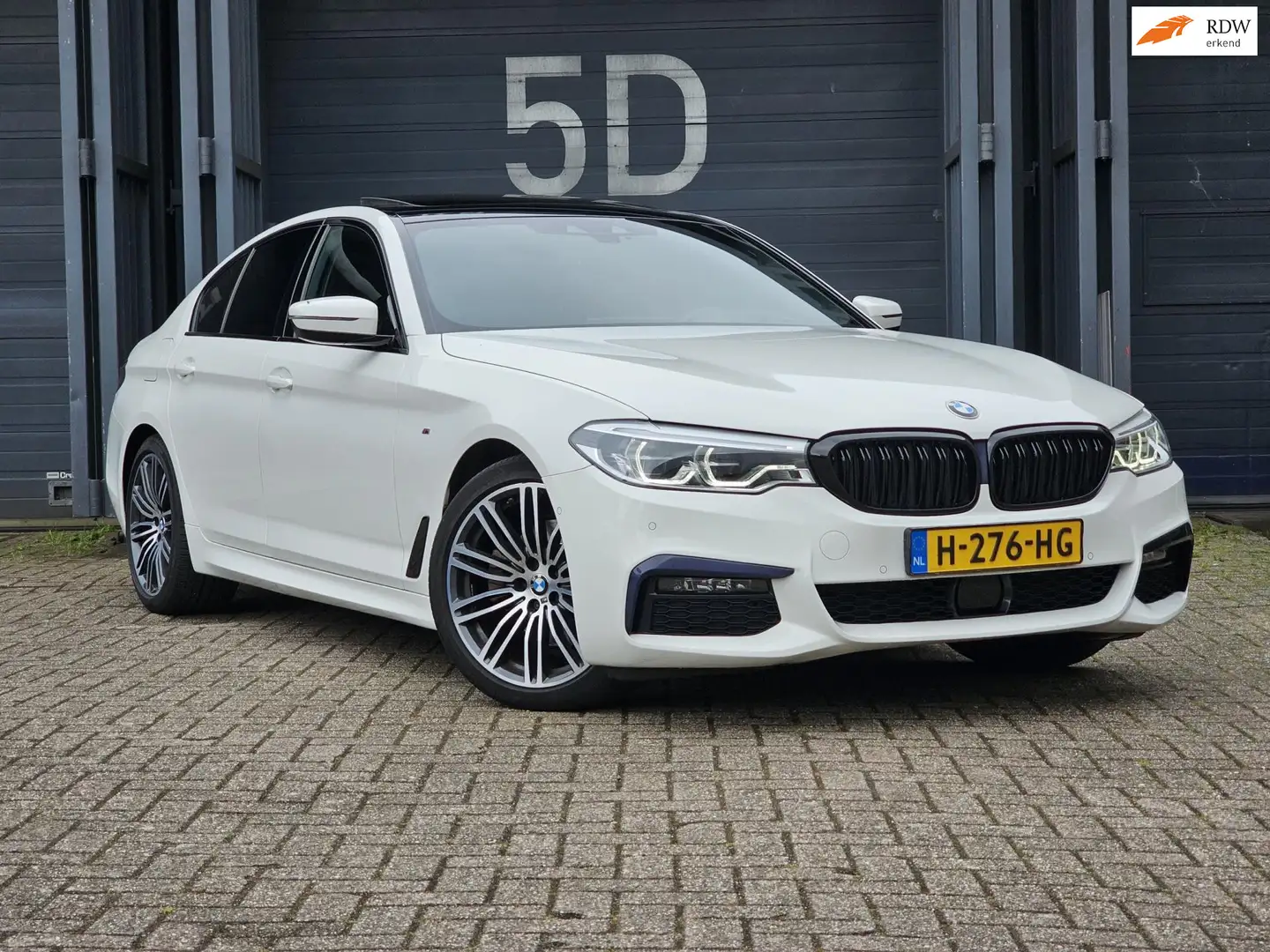 BMW 520 5-serie 520i High Executive M Sport Blanc - 1