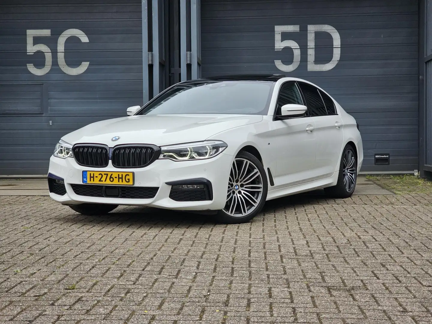 BMW 520 5-serie 520i High Executive M Sport Blanc - 2