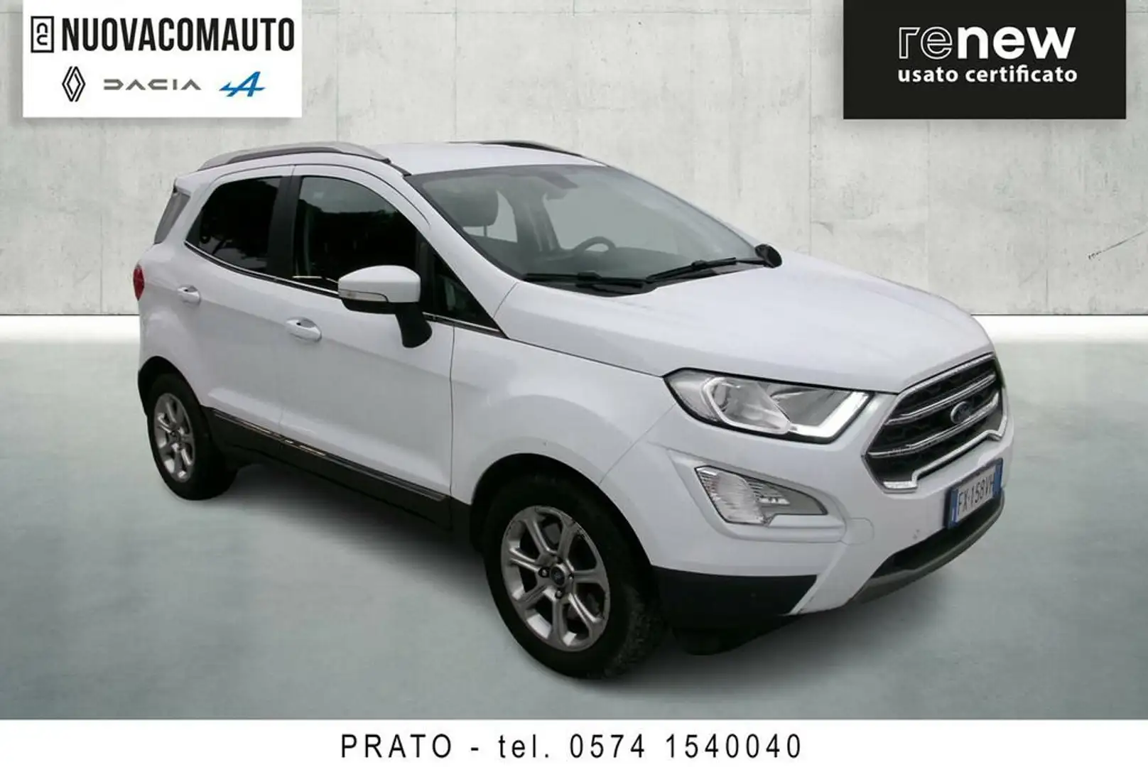 Ford EcoSport 1.5 ecoblue Titanium s&s 100cv my19 Bianco - 2