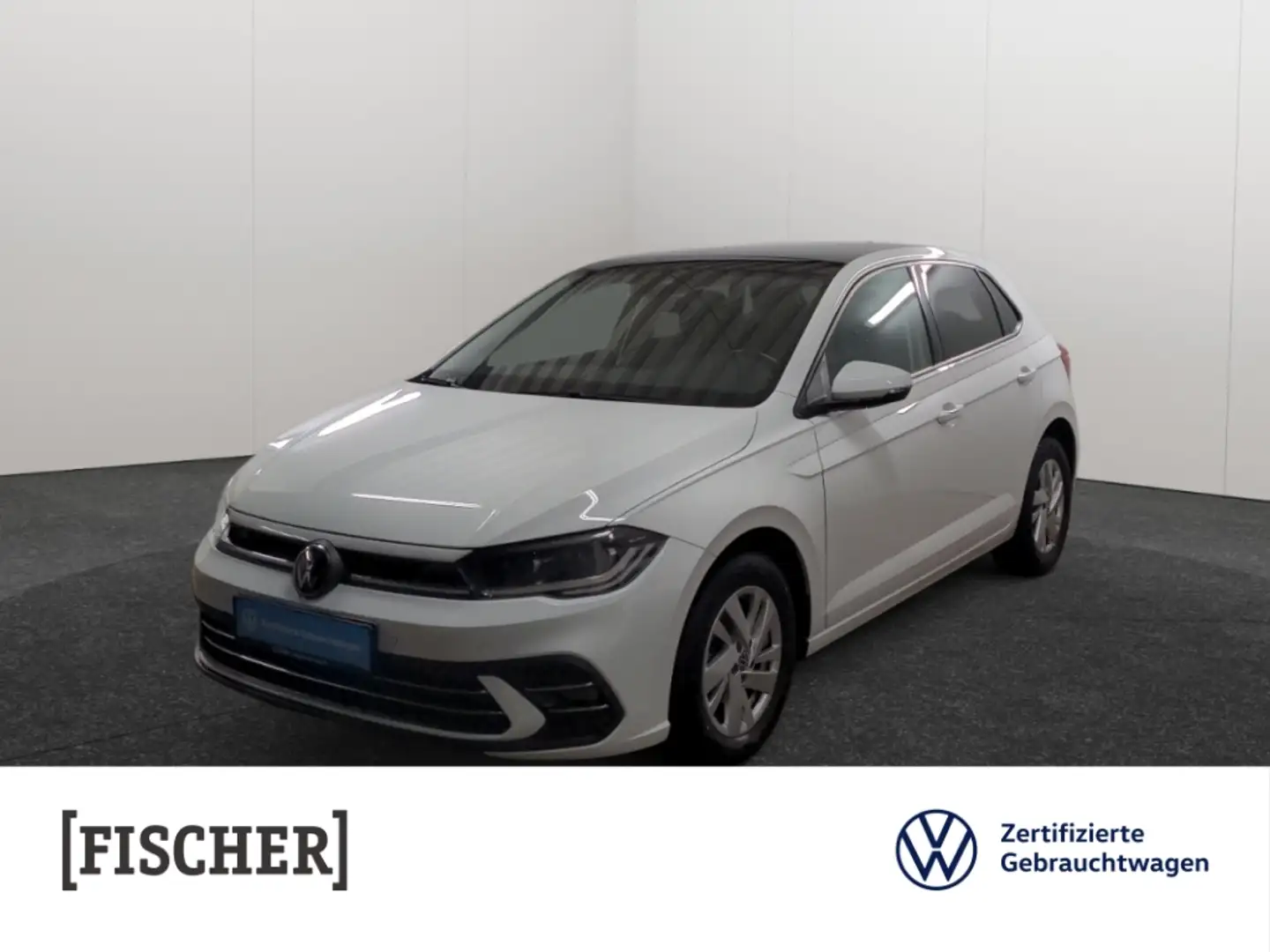 Volkswagen Polo 1.0TSI DSG Style Matrix Navi SHZ Panoramadach Weiß - 1