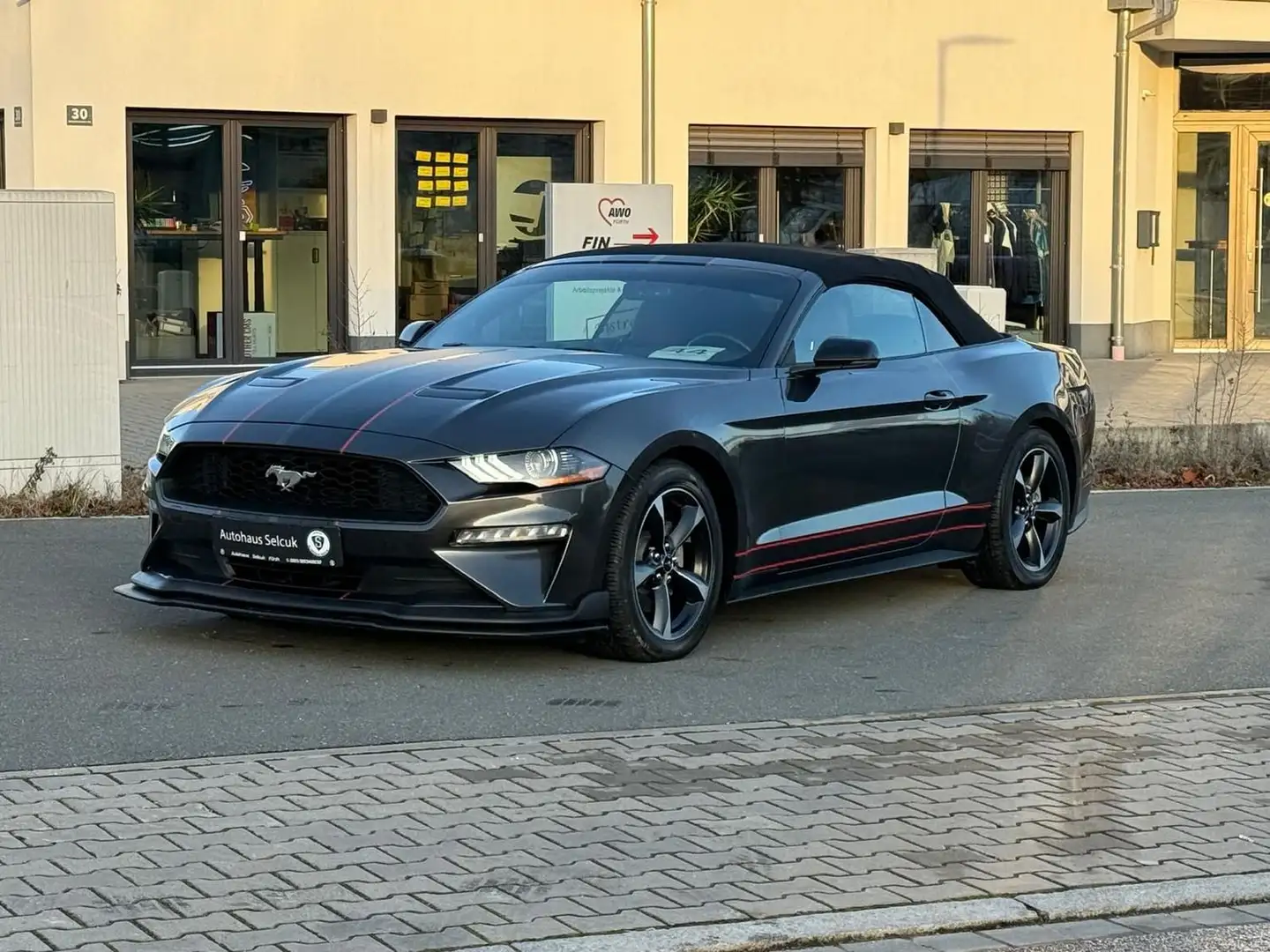 Ford Mustang Shelby GT 500 Look Convertible *Gepflegt* Grau - 2