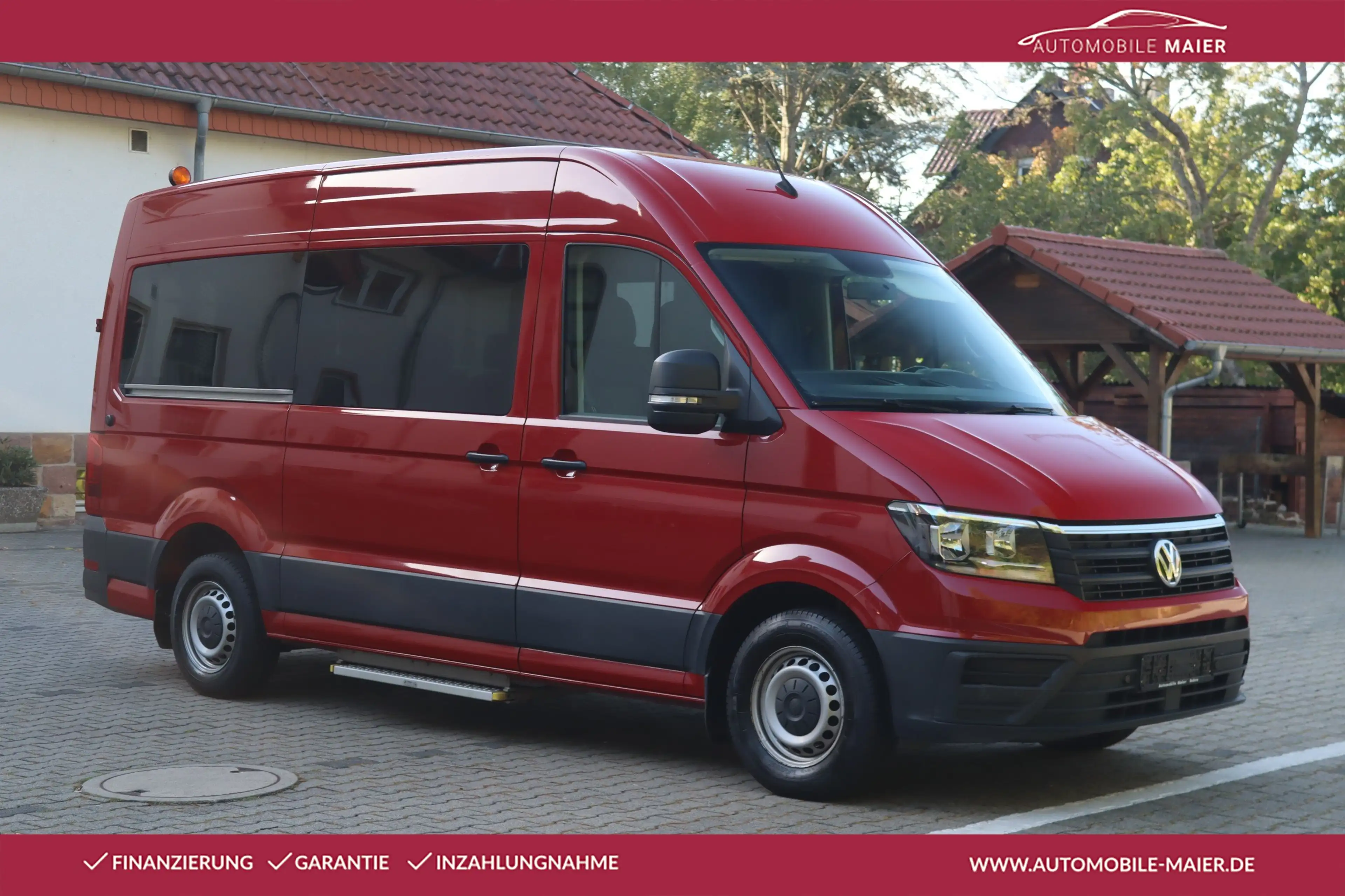 Volkswagen Crafter 35 mittellang Hochdach-Rollstuhl-8SI-PDC