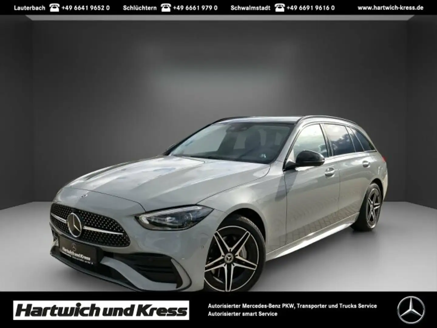 Mercedes-Benz C 300 C 300 de T 4Matic AMG Line+Pano+Night++AHK+360°-Kamera+DIGITAL LIGHT+Memory+ Gris - 1
