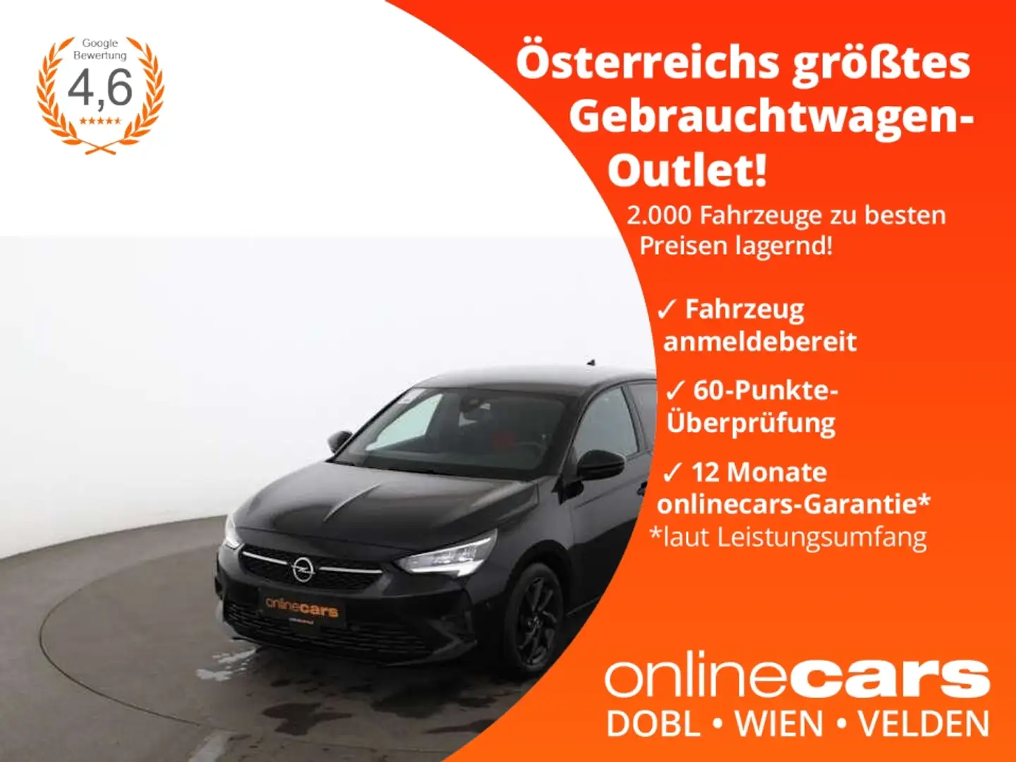 Opel Corsa F 1.2 Turbo GS Line Aut LED ASSIST SITZHZG Noir - 1