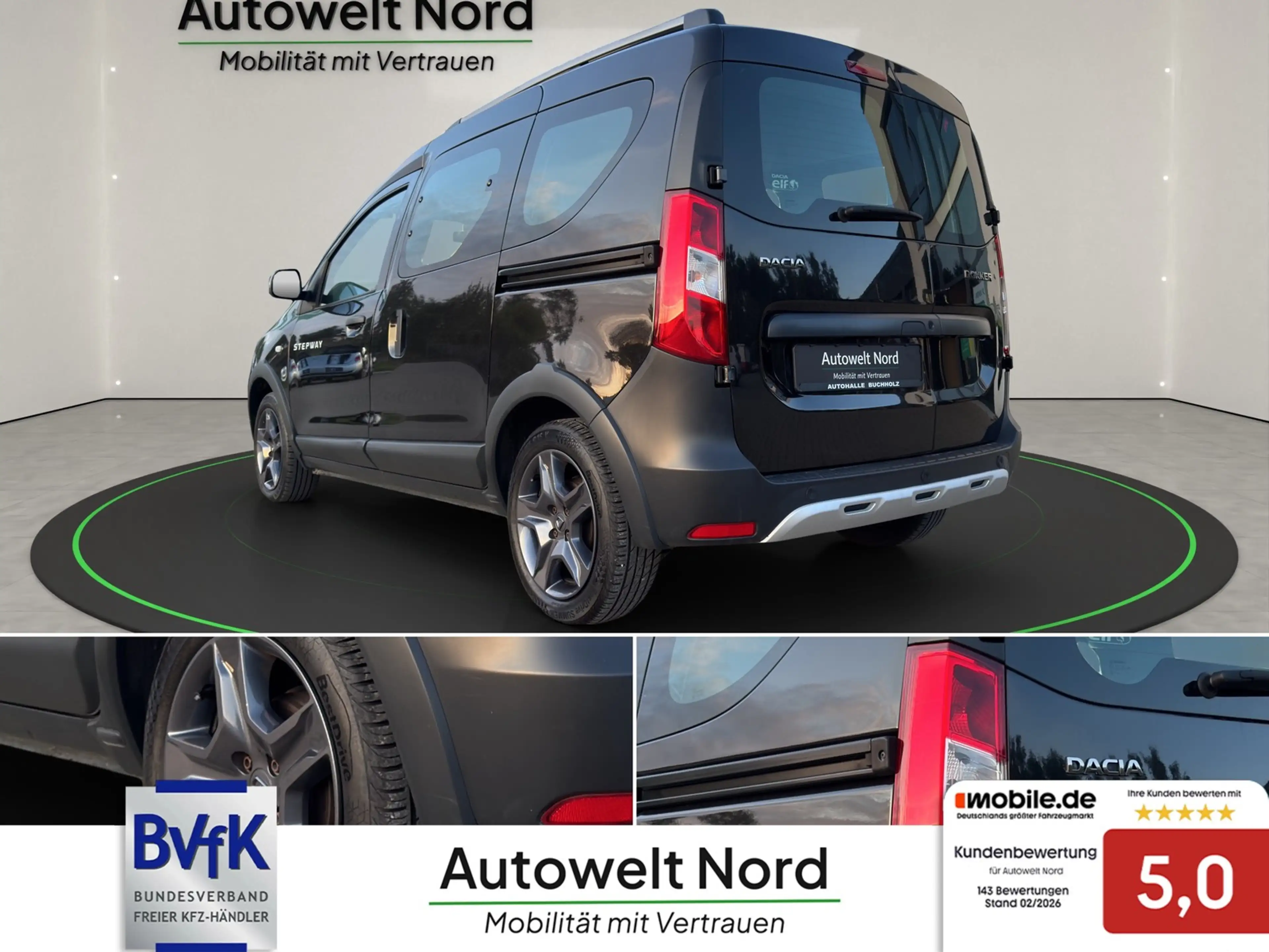 Dacia Dokker Stepway Plus 1.3 TCe~NAVI~R-KAMERA~KLIMA~PDC~SHZ~B — photo 7