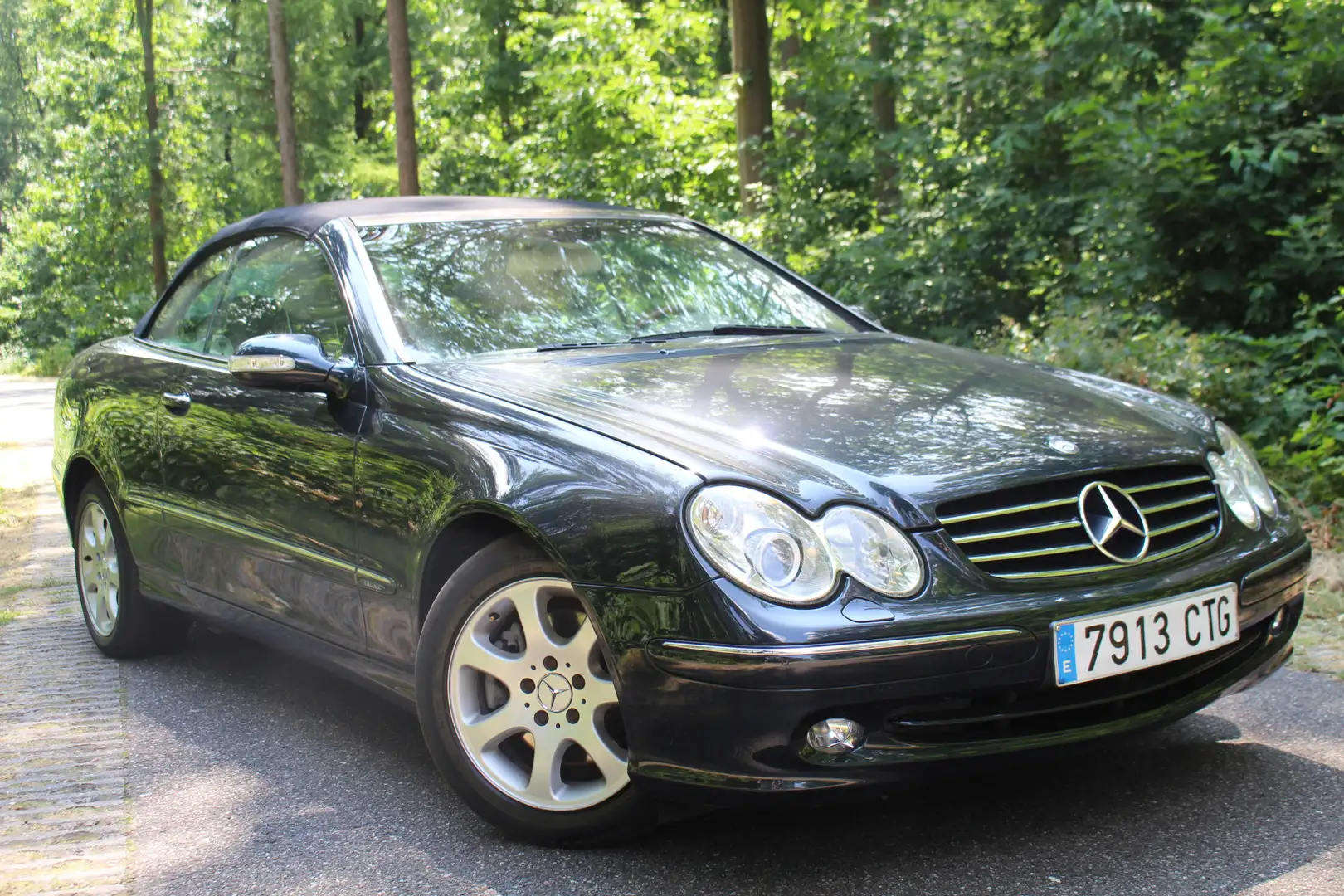 Mercedes-Benz CLK 200 Cabrio K. Elegance LEUKE ORIGINELE AUTO! Blauw - 1