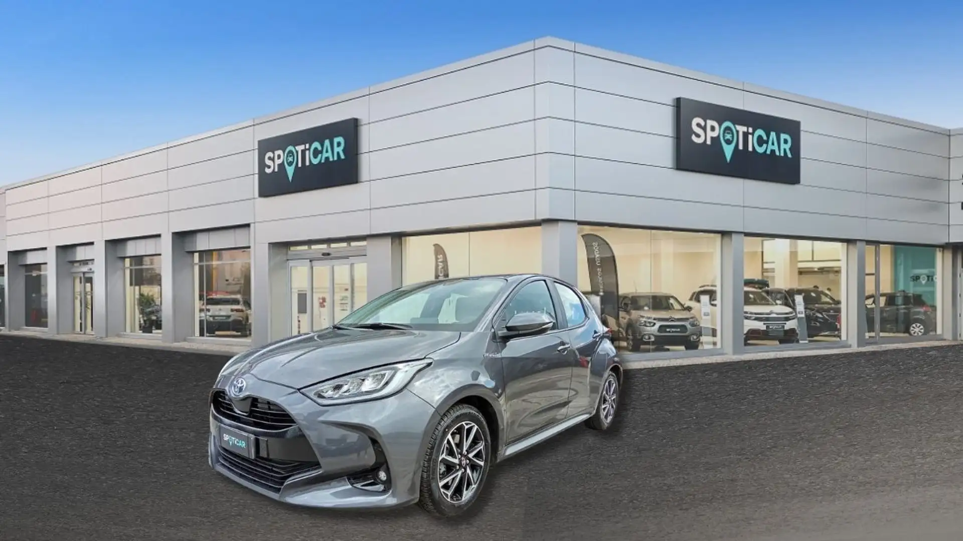 Toyota Yaris 1.5 Hybrid 5 porte Style Grigio - 1