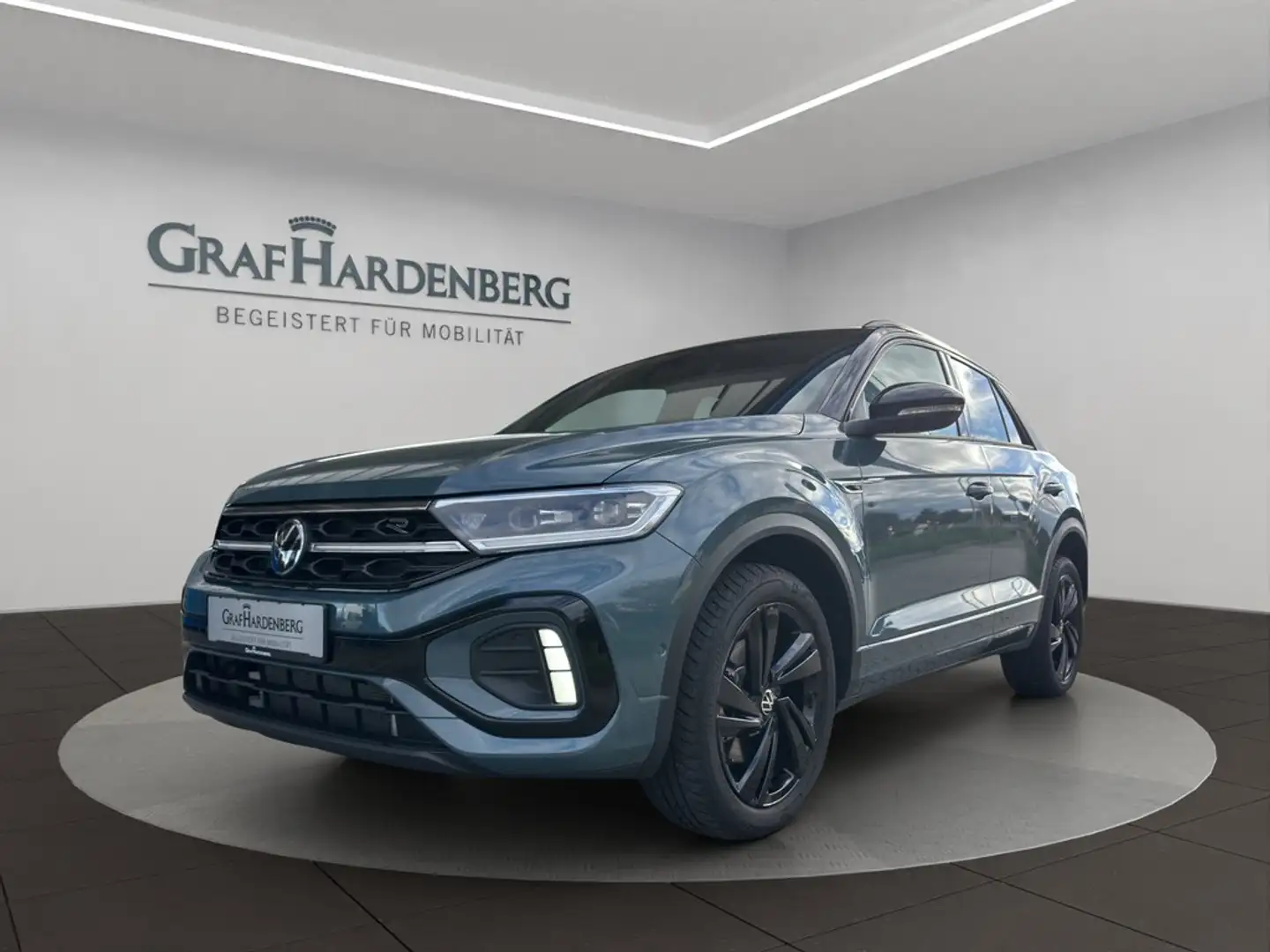 Volkswagen T-Roc 1.5 TSI DSG R-Line PANO AHK RFK ACC Blau - 1