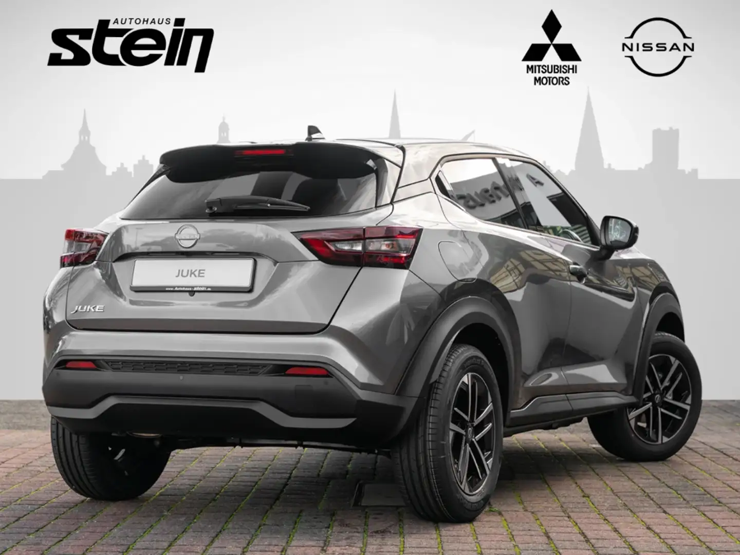 Nissan Juke N-Connecta Sitzheizung Frontscheibenheizung Navi R Grijs - 2