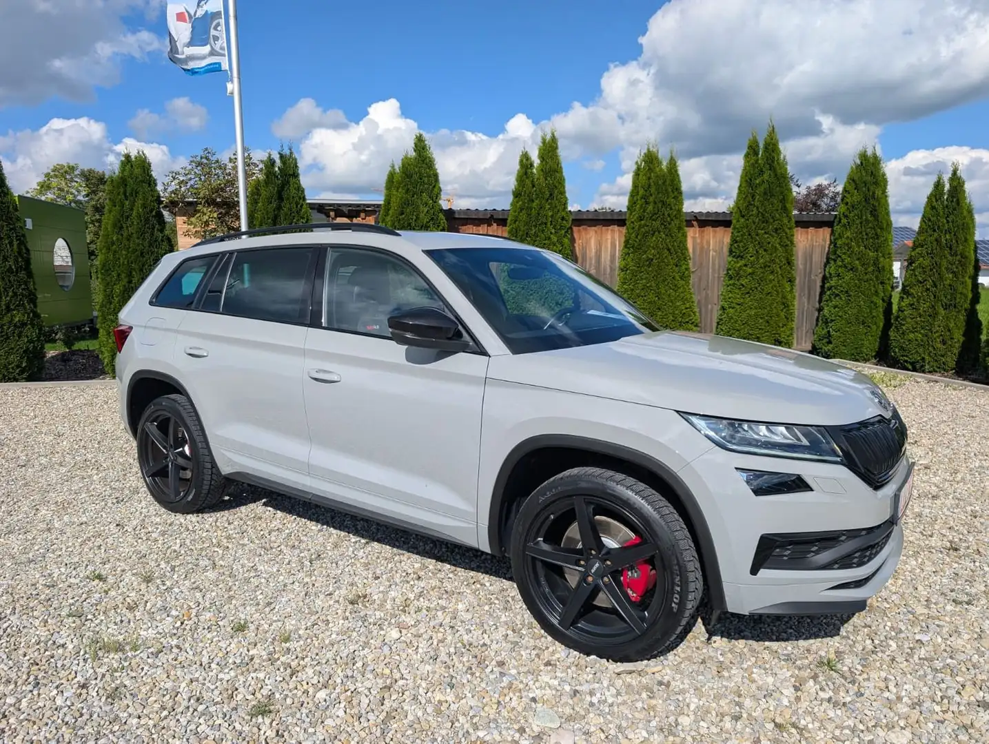 Skoda Kodiaq RS 4x4 DSG LED AHK Gris - 2