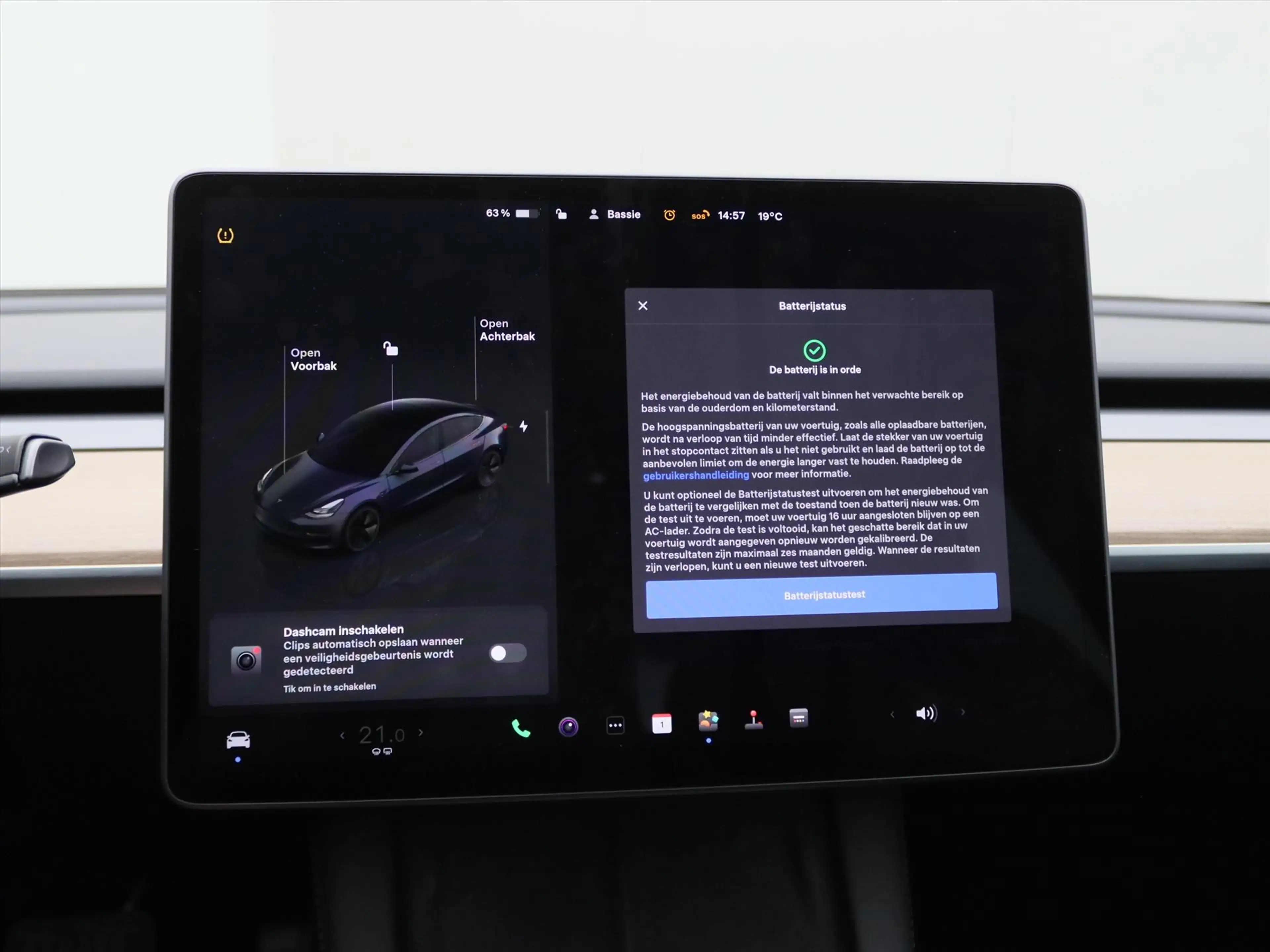 Tesla Model 3 Standard RWD Plus UPGRADE 94.8% SoH [ LFP-ACCU+WAR — photo 29
