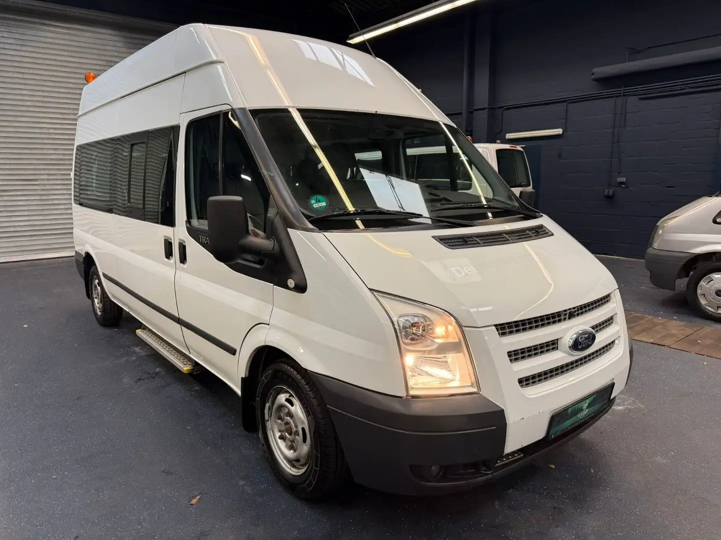 Ford Transit L3-H3 AMF BRUNS RAMPE ABSENKBAR 6 SITZE Weiß - 1